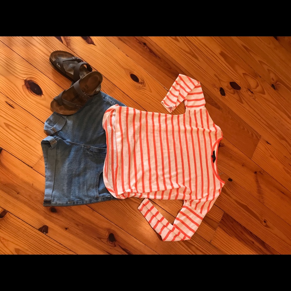Cotton striped shirt